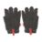 Milwaukee  Fingerless Work Gloves Black/Grey Medium