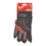 Milwaukee  Fingerless Work Gloves Black/Grey Medium