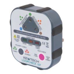 Kewtech Loopcheck 107 13A Advanced Socket Tester 230V AC