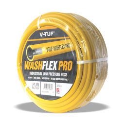 V-Tuf Washflex Pressure Washer Hose Yellow 1/2" x 50m