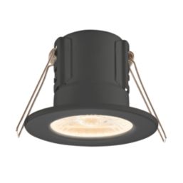Saxby CosmosEco V3 Fixed  Fire Rated LED Recessed Downlight Black 6W 500lm