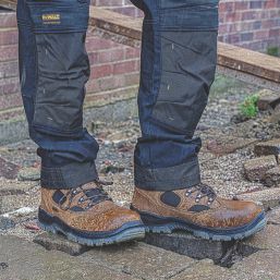 DEWALT Challenger Size 8  Brown Waterproof Steel Toe Cap Safety Boots