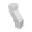 FloPlast  Square 25-65mm Adjustable Offset Bend White 65mm