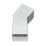 FloPlast  Square 25-65mm Adjustable Offset Bend White 65mm