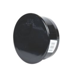 FloPlast  Push-Fit Socket Plug Black 110mm