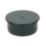 FloPlast  Push-Fit Socket Plug Black 110mm