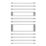 Flomasta Flat Bar 1000mm x 600mm 1126BTU Chrome Vertical Designer Radiator