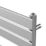 Flomasta Flat Bar 1000mm x 600mm 1126BTU Chrome Vertical Designer Radiator