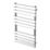 Flomasta Flat Bar 1000mm x 600mm 1126BTU Chrome Vertical Designer Radiator