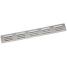 Map Vent Fixed Louvre  Vent Silver 466mm x 51mm