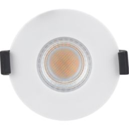 Luceco FType Mk 2 Flat Fixed  Fire Rated LED Downlight CCT Colour Change  White 4-6W 710/725/750/745lm