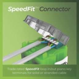 Luceco FType Mk 2 Flat Fixed  Fire Rated LED Downlight CCT Colour Change  White 4-6W 710/725/750/745lm