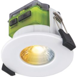 Luceco FType Mk 2 Flat Fixed  Fire Rated LED Downlight CCT Colour Change  White 4-6W 710/725/750/745lm