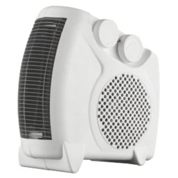 Essentials  2000W Electric Portable Fan Heater White