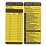 Forklift Safety Tag Inserts 10 Pack