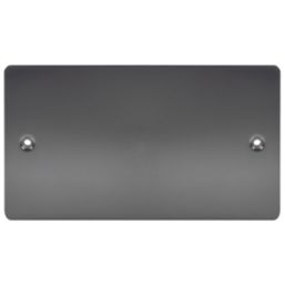 LAP  2-Gang Blanking Plate Black Nickel