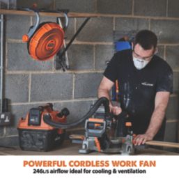 Evolution R240FAN 9" 240V Li-Ion EXT  Cordless Fan - Bare