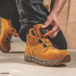 DEWALT Lancaster BOA Size 9  Wheat Waterproof Steel Toe Cap Safety Boots