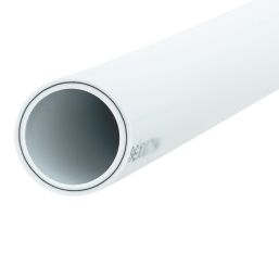 Flomasta  Push-Fit PB Layflat Pipe 22mm x 25m White