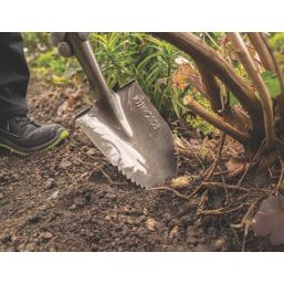 Roughneck Gorilla Digging Head with Serrated Blade Heavy Duty Sharp-Edge Micro Shovel