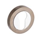 Smith & Locke  Euro Escutcheon (Single) Chrome / Black Nickel 50mm