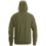 Snickers 2895 Logo Full Zip Hoodie Khaki Green Small 36" Chest