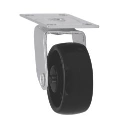 Essentials Swivel Castors 40mm Black 2 Pack