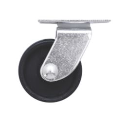 Essentials Swivel Castors 40mm Black 2 Pack