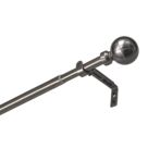 Renaissance Black Nickel Curtain Pole 19/16mm x 120-210cm