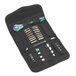 Wera Kraftform Kompakt Zyklop Speed 1/4" Drive Ratchet & Socket Set 26 Pcs