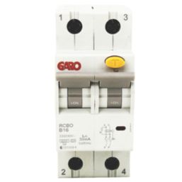 Garo RCBOGRB16 16A 30mA Type A SP A Curve  RCBO