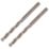 Erbauer  Straight Shank Metal Drill Bits 3.5mm x 70mm 2 Pack