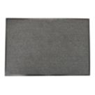 Essentials  Entrance Mat Black & Grey 900mm x 600mm x 6mm