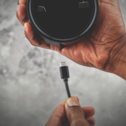 Mira Platinum HP/Combi Ceiling-Fed Black/Chrome Thermostatic Wireless Dual Outlet Digital Mixer Shower