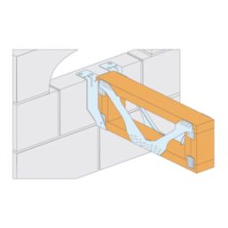 Simpson Strong-Tie Masonry Joist Hangers 91mm x 190mm 4 Pack