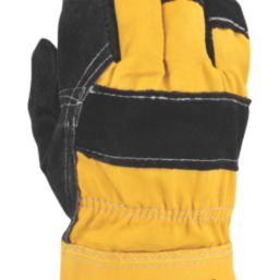DEWALT Premium Rigger Gloves Black / Yellow Medium