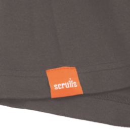 Scruffs Eco Worker Pocket Short Sleeve T-Shirt Charcoal X Large 45-48" Chest