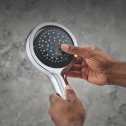 Mira Platinum 360 Fittings Kit Ceiling Fed Black/Chrome