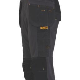 DEWALT Jefferson Work Trousers Grey/Black 38" W 31" L