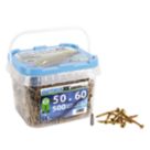 Optimaxx  PZ Countersunk  Wood Screws 5mm x 60mm 500 Pack