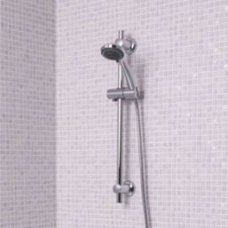 ETAL Dew Slide Rail Shower Kit Chrome