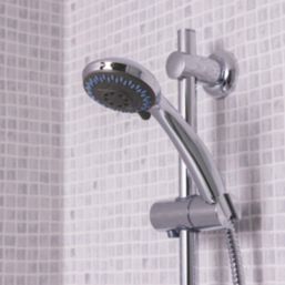ETAL Dew Slide Rail Shower Kit Chrome