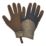 ClipGlove Bottle Glove Plus   Recycled Polyethylene Gardening Gloves Navy / Khaki Large