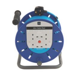 Masterplug HDCT4513BQ/4-XD 13A 4-Gang 45m  Cable Reel 240V