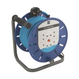 Masterplug HDCT4513BQ/4-XD 13A 4-Gang 45m  Cable Reel 240V