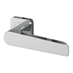 Smith & Locke Hanveg Door Handle Pair Polished Chrome