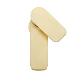 Highlife Bathrooms Rona Brushed Brass 118mm Cloakroom Lever Mono Basin Mixer Tap  With Clicker Waste