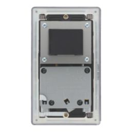 LAP  2-Gang Dual Voltage Shaver Socket 115/240V Antique Brass with Black Inserts