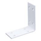 Essentials Angle Brackets Silver 90mm x 90mm x 40mm 10 Pack