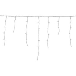 300 LED Indoor & Outdoor Ice White Icicle Christmas Lights